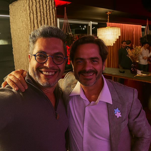 Karim Essemiani avec Antoine Serrurier de Cocoonr pour les 10 ans de Cocoonr