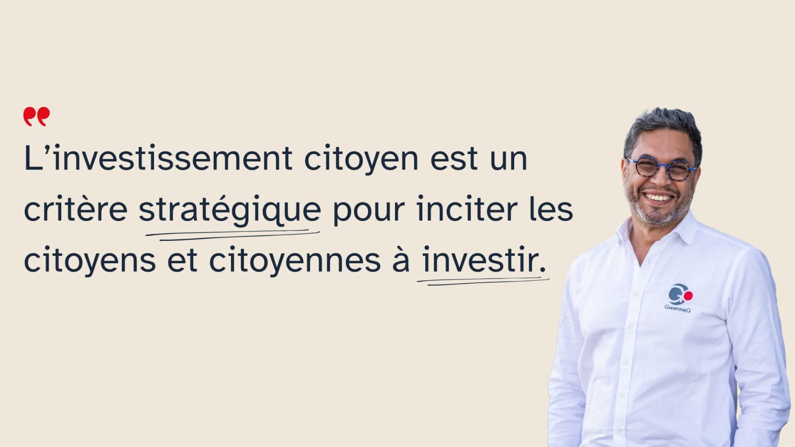 L'investissement citoyen comme critère stratégique pour inciter à l'investissement