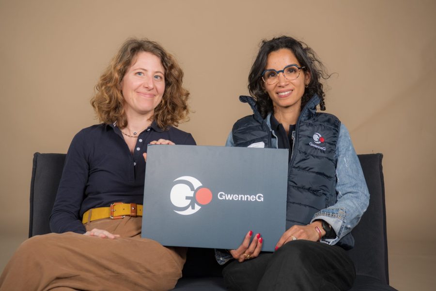 Zoé et Sanae de l'équipe GwenneG